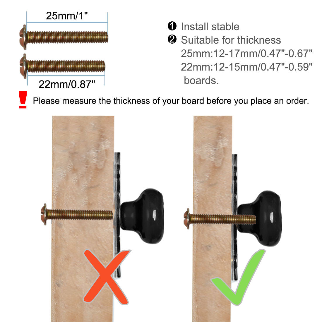 Harfington Ceramic Vintage Knobs Drawer Pull Handle Cupboard Wardrobe Cabinet 4pcs