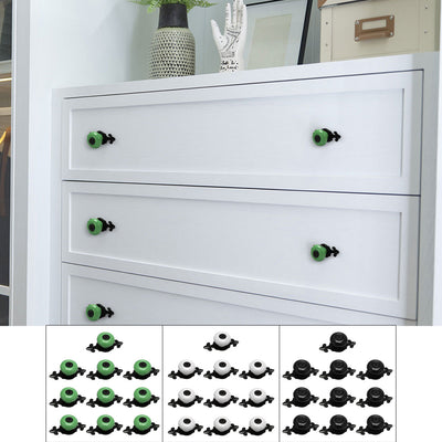 Harfington Ceramic Vintage Knobs Drawer Pull Handle Cupboard Wardrobe Cabinet 10pcs