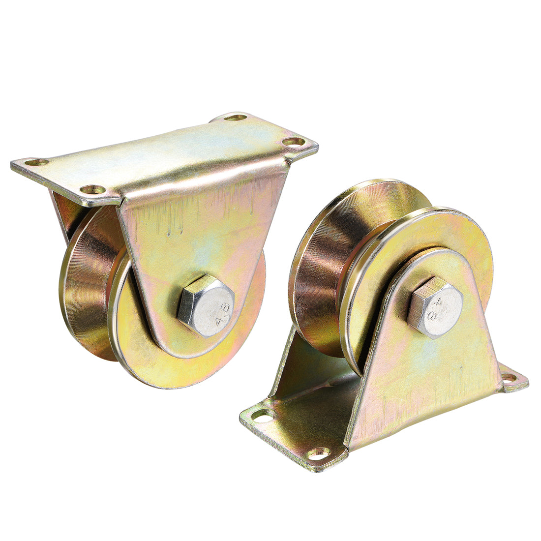 Harfington Groove Wheel Caster V Type Cast Iron for Sliding Gate