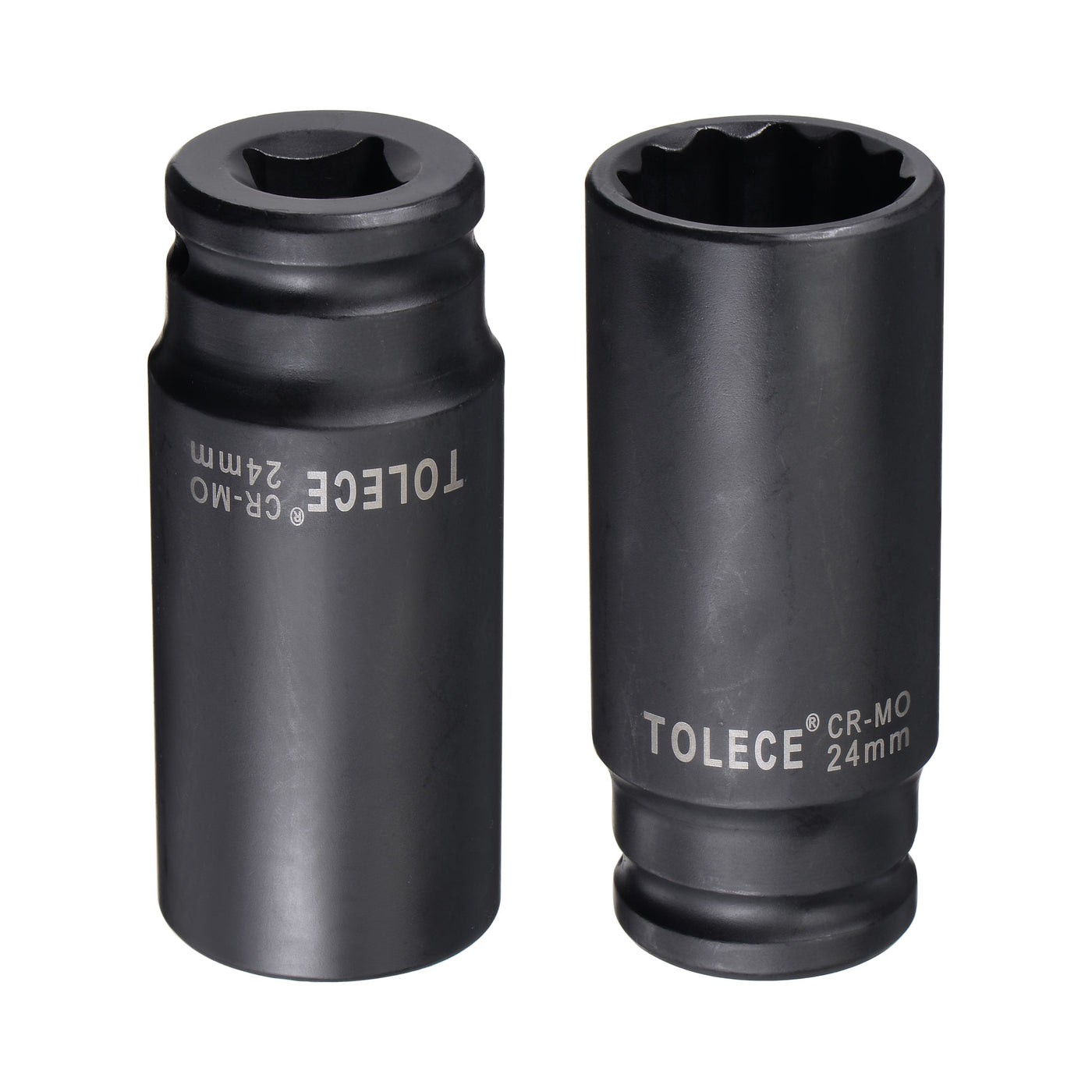 Harfington Square Drive 12-Point Deep Impact Socket, CR-MO Steel, Metric