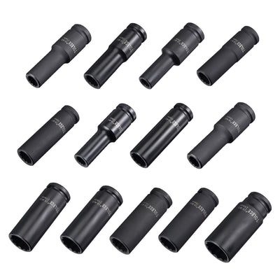 Harfington Square Drive 12-Point Deep Impact Socket, CR-MO Steel, Metric