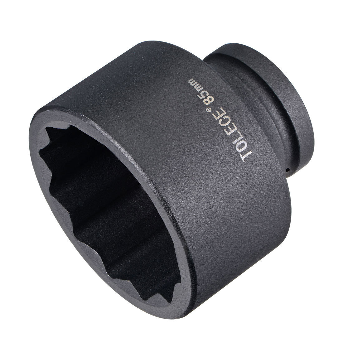 Harfington Square Drive 12-Point Impact Socket, Chrome-Moly Steel, Standard Metric Sizes