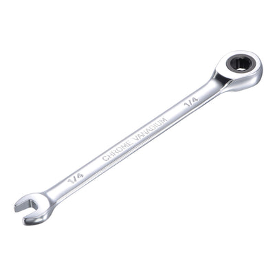 Harfington Ratcheting Combination Wrench SAE 72 Teeth 12 Point Box Ended Tools, Cr-V