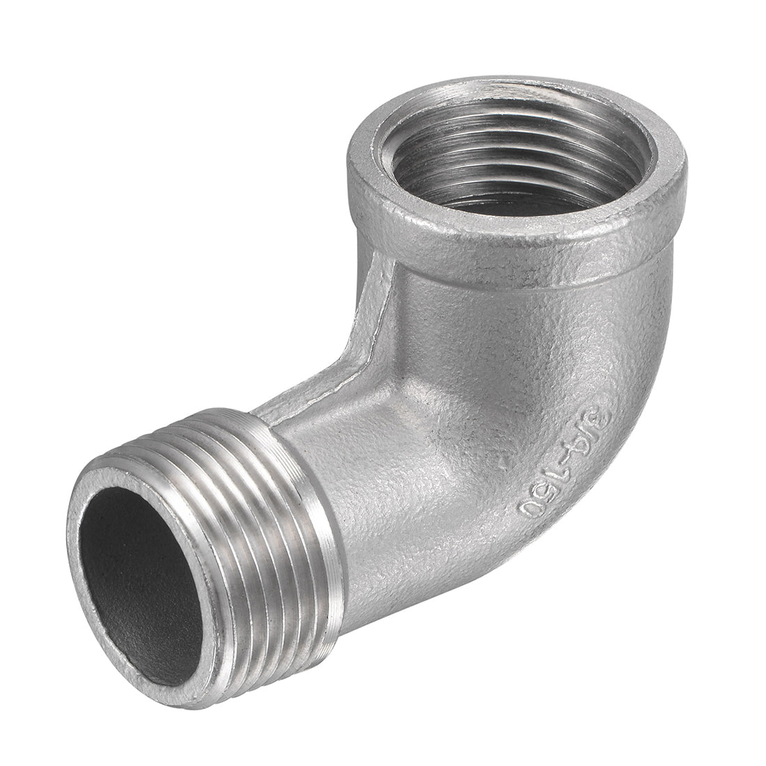 Harfington Pipe Fitting Elbow NPT Male to Female Thread Hose Connector Adapter 304 Stainless Steel