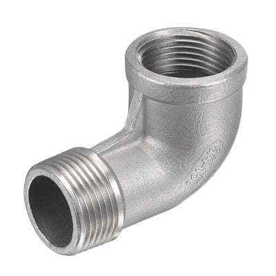 Harfington Pipe Fitting Elbow NPT Male to Female Thread Hose Connector Adapter 304 Stainless Steel