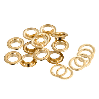 Harfington Eyelets with Washers, Iron Through Hole Hollow Rivets Grommets for Bags