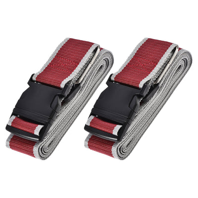 Harfington Luggage Straps Suitcase Belts with Buckle Cross Adjustable Travel Packing Accessories