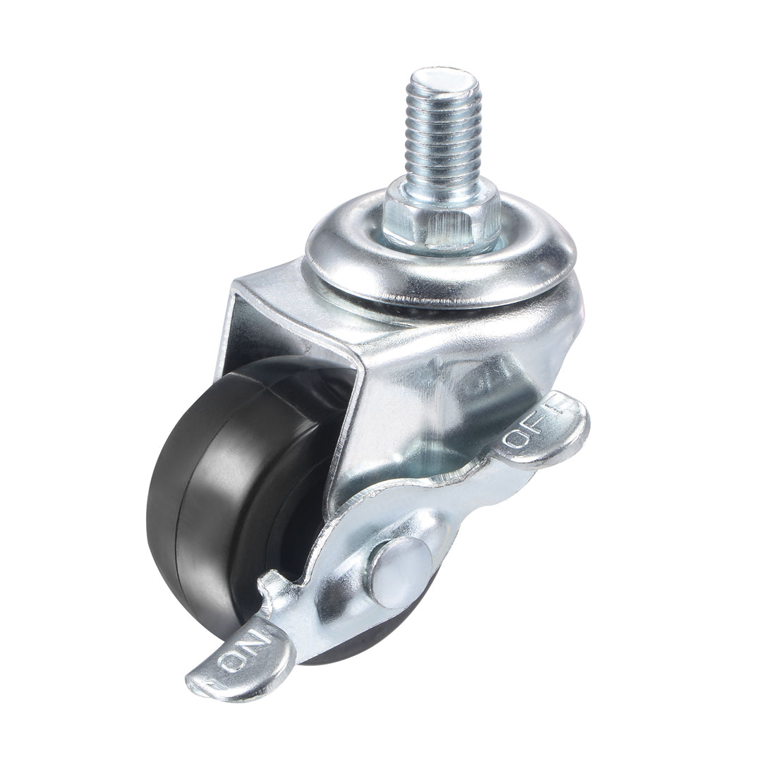 Harfington Swivel Stem Caster with Brake Load Capacity, for Workbench Trolley, PU