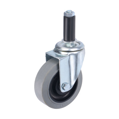 Harfington Swivel Expanding Stem Caster Anti-static for Kitchen Prep Tables, TPR