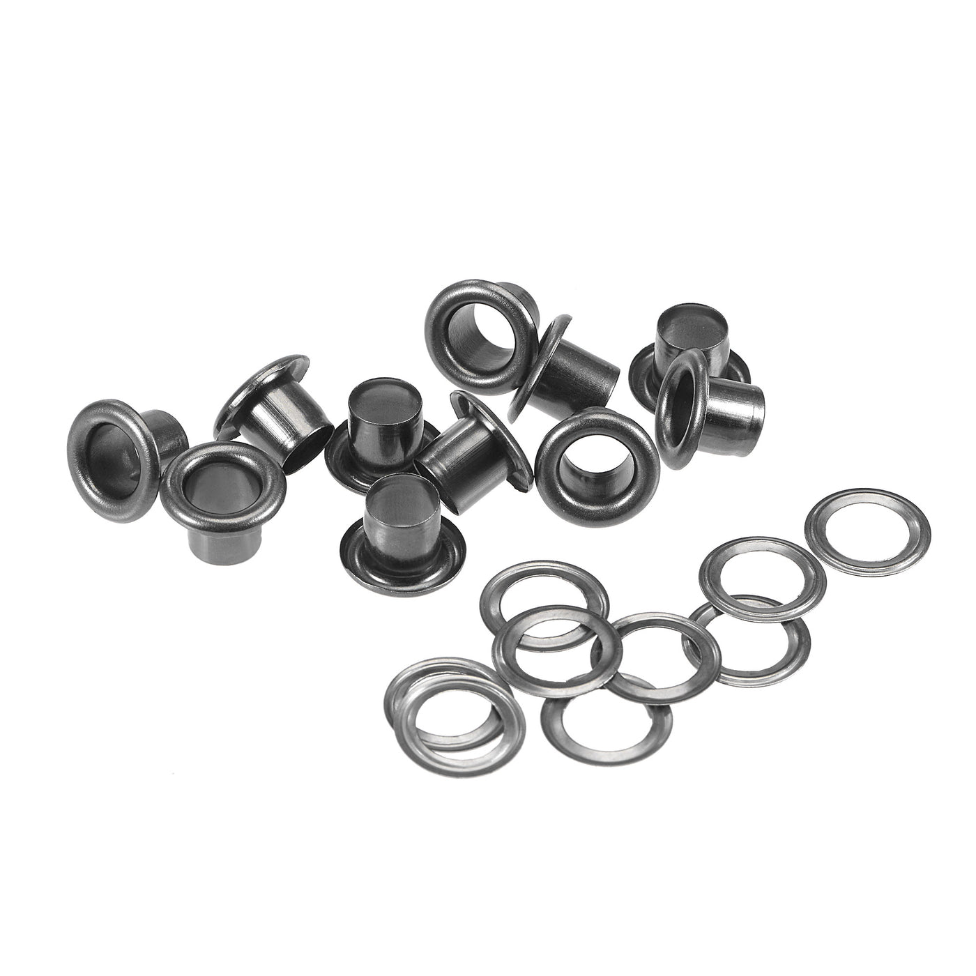 Harfington Grommets Eyelets with Washers Kit, Alloy Grommet for DIY