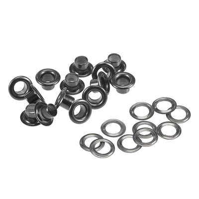 Harfington Grommets Eyelets with Washers Kit, Copper Grommet for DIY or Belts
