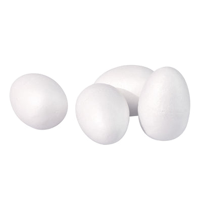 Harfington Egg Foam Ball Polystyrene Solid Balls for Decoration, Crafts and Handmade