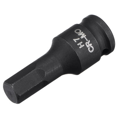 Harfington Impact Hex Bit Socket, Square Drive CR-MO Metric Sizes
