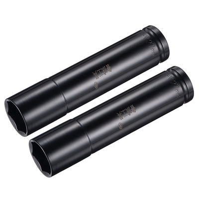 Harfington Square Drive x Deep Impact Socket, CR-V 6-Point Metric Sizes