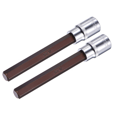 Harfington Hex Bit Socket, S2 Steel Bit, CR-V Socket