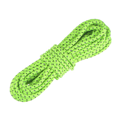 Harfington Tent Rope Polyester Cord Fluorescent Reflective for Outdoor Camping
