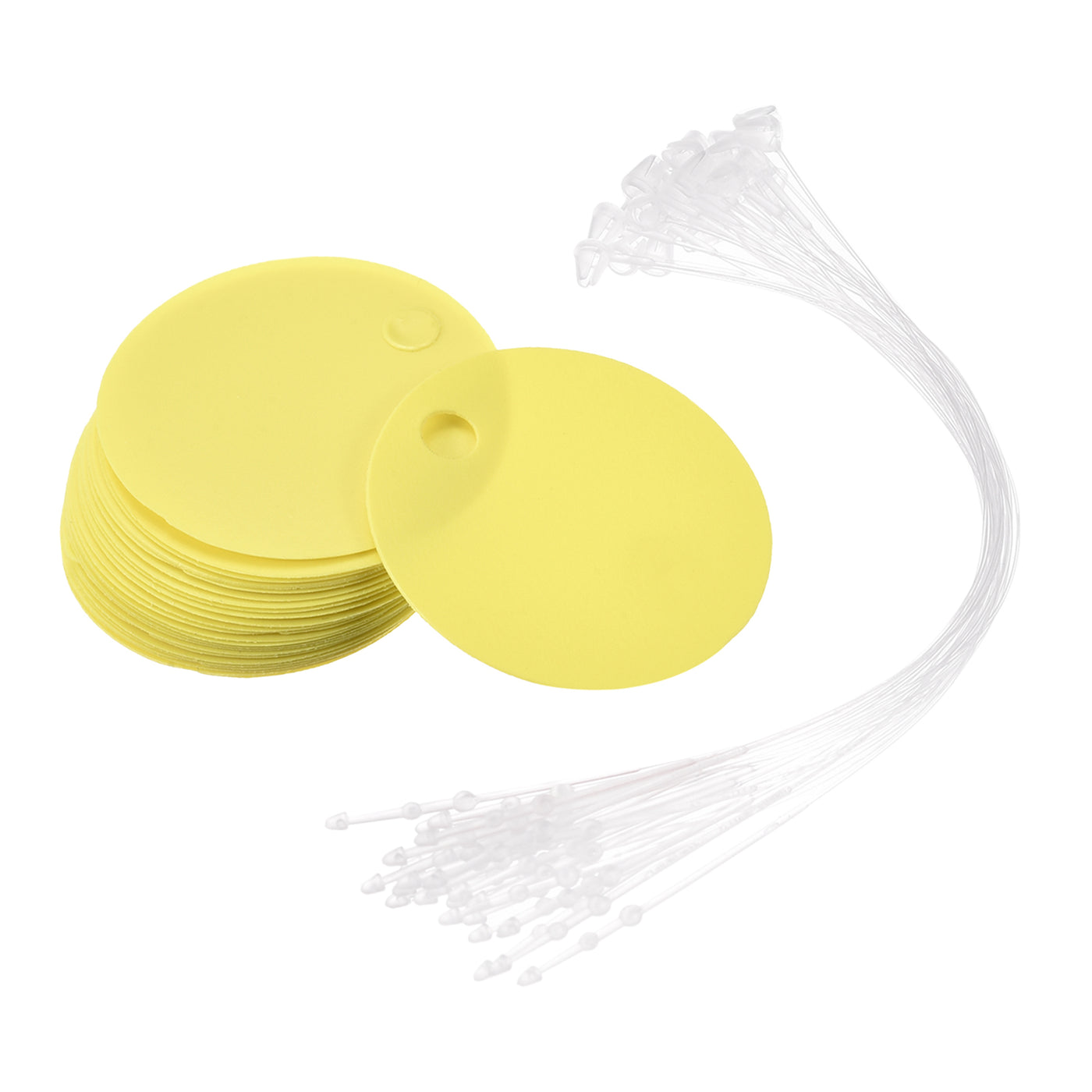 Harfington Round Plastic Tags Tear Proof Waterproof Price Tags W Tie