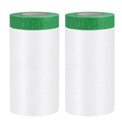 Harfington Pre-Taped Masking Film High-Tack Painters Tape