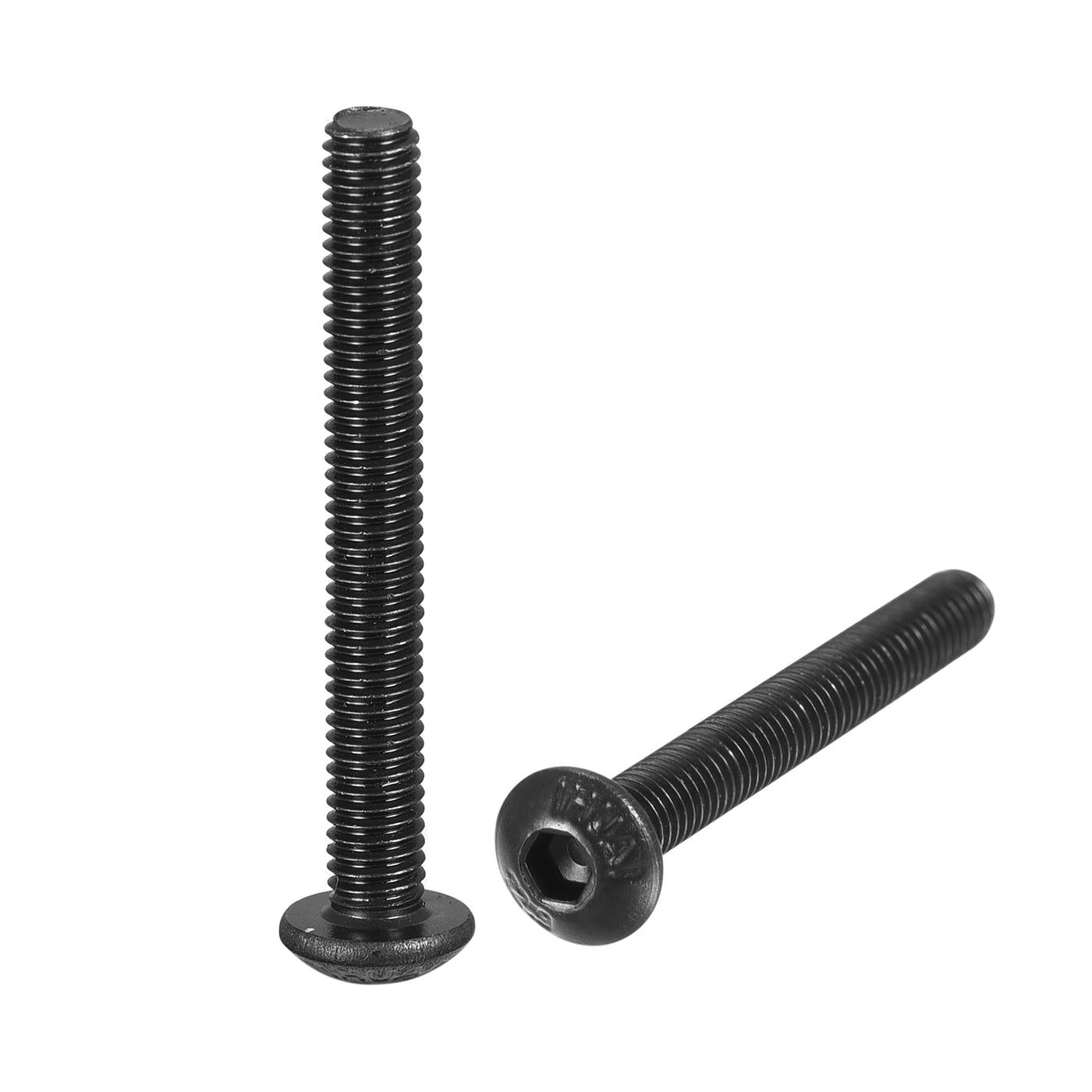 Harfington Hex Socket Button Head Cap Bolts, Alloy Steel Machine Screw